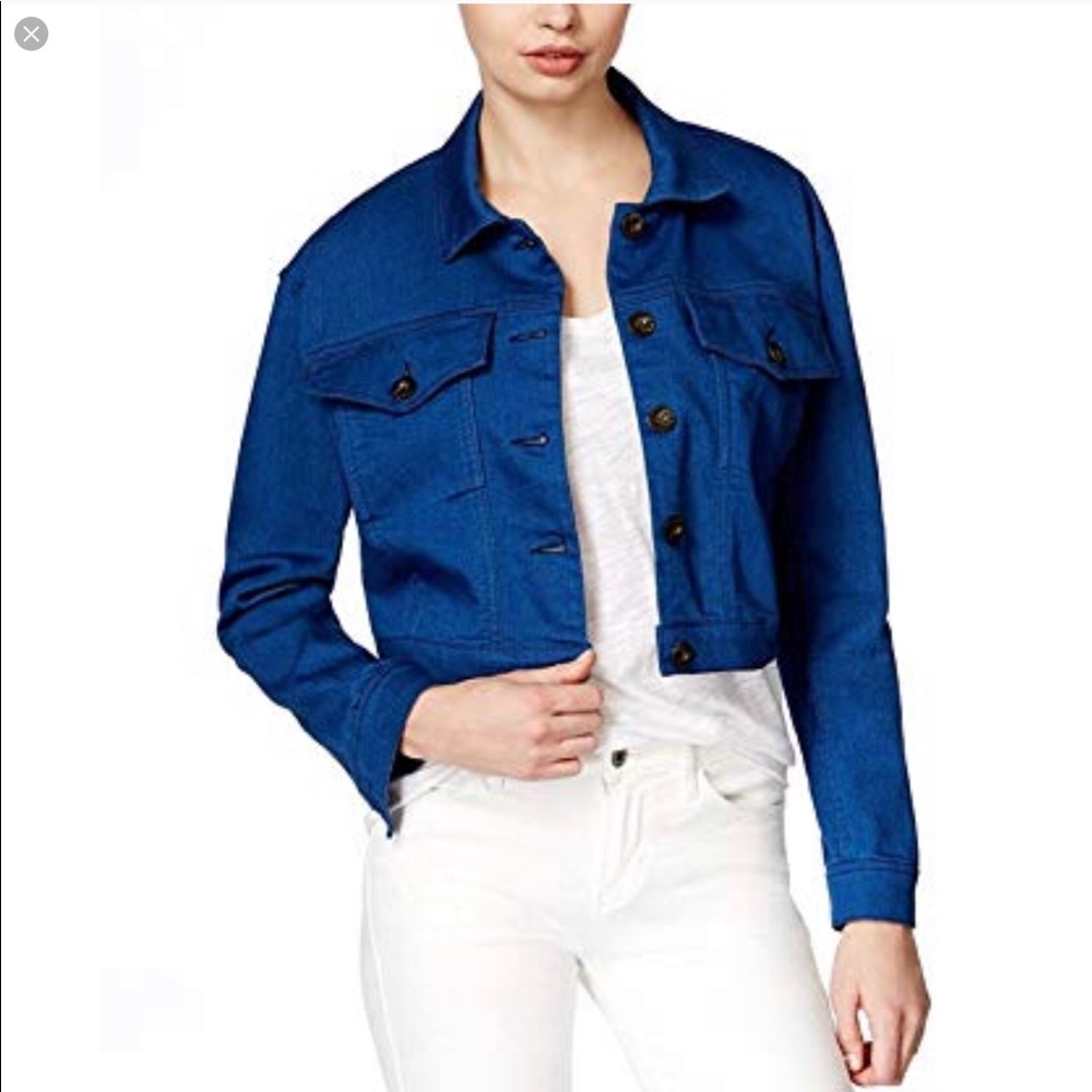 Rachel Rachel Roy Parisian Denim Jacket - Picture 1 of 4